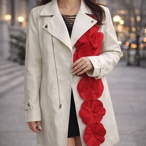 Brand new with minor defects white coat Simply Be sz 14